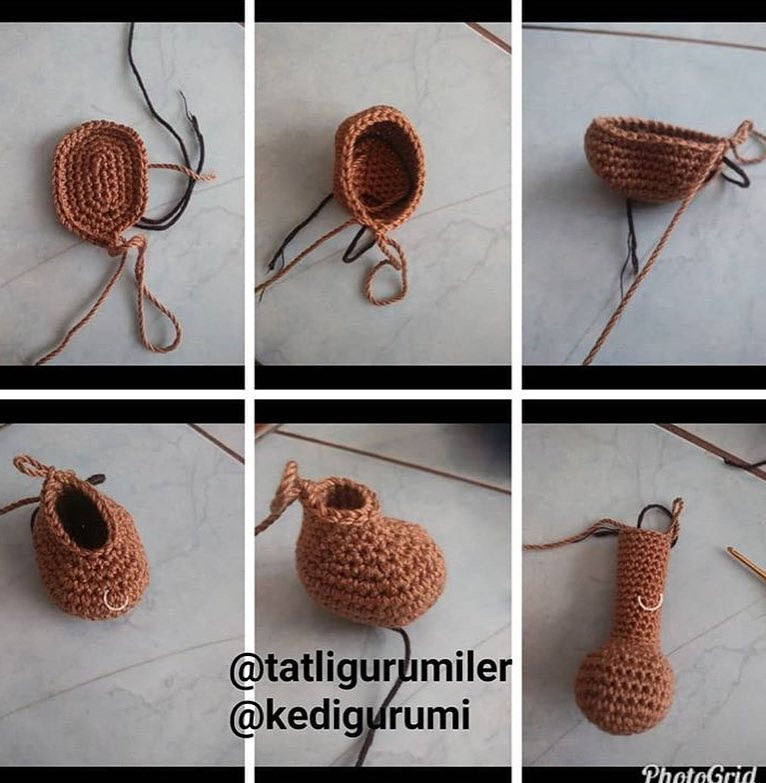 Oliver Monkey Amigurumi Crochet Pattern: Step-by-Step Instructions for Legs, Body, Arms, Tail, and Ears
