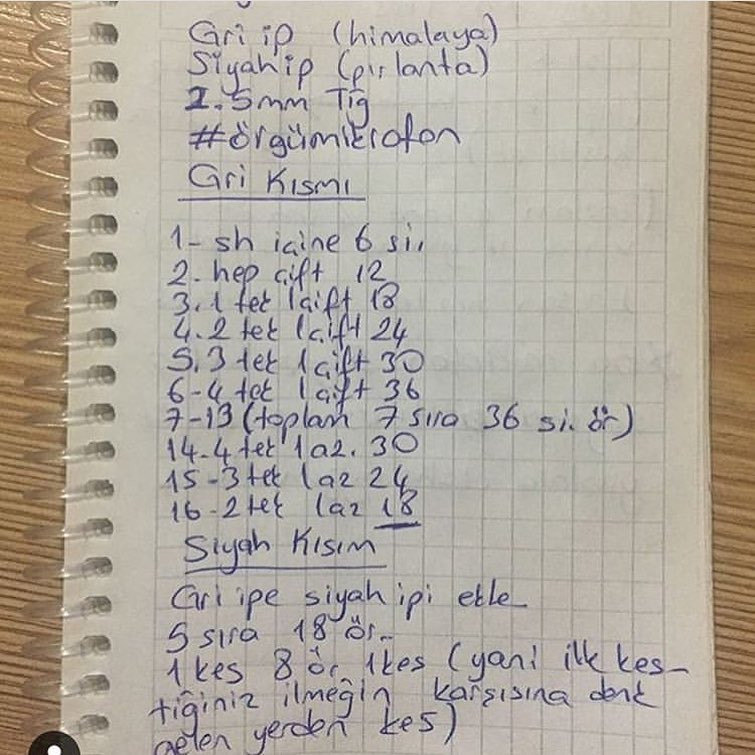 Örgü Mikrofon Tarifi: Gümüş ve Siyah İple El Yapımı Manken Aksesuarı
