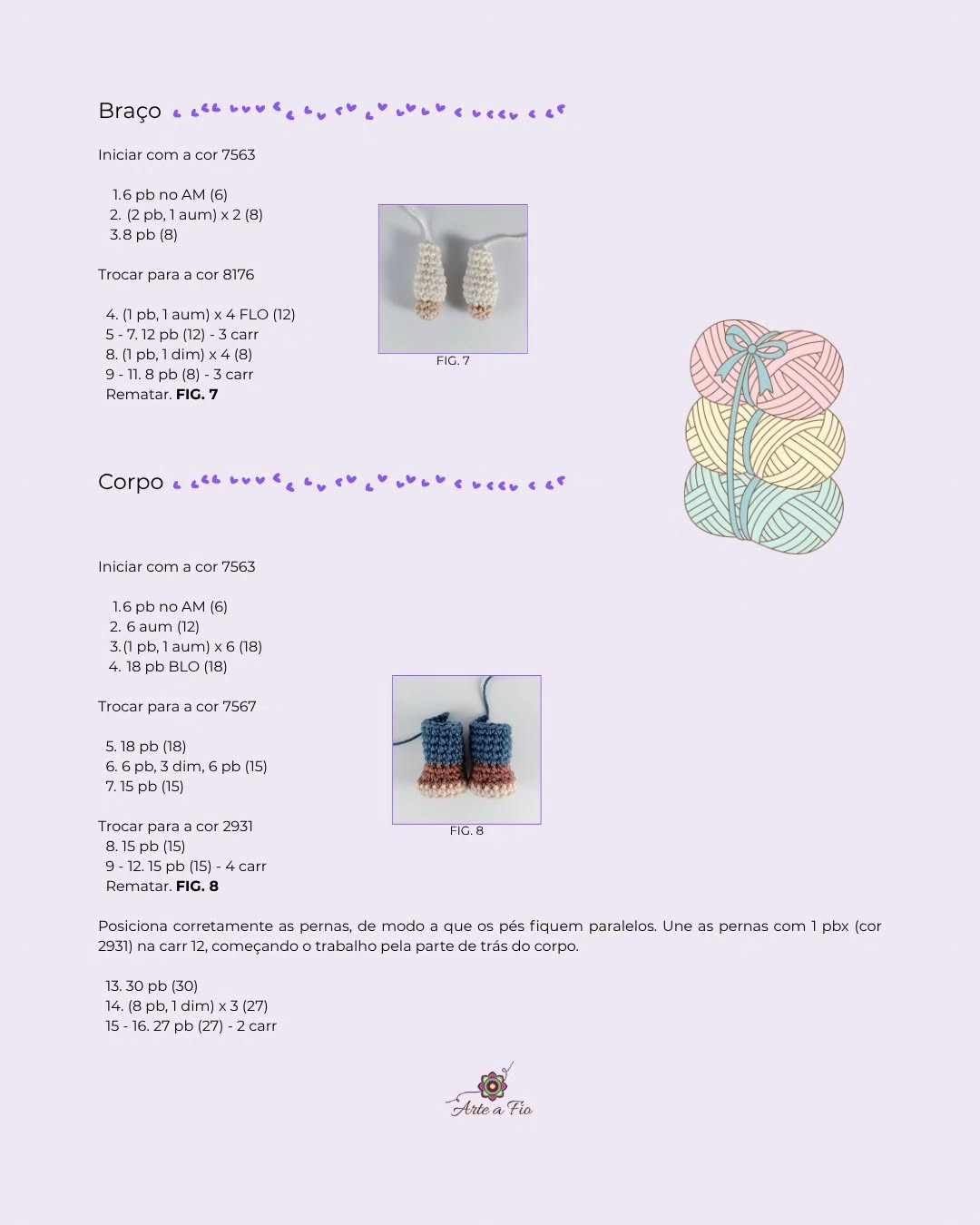 Padrão Gratuito de Amigurumi Nina: Búp bê Móc Len Mặc Áo Yếm và Kính