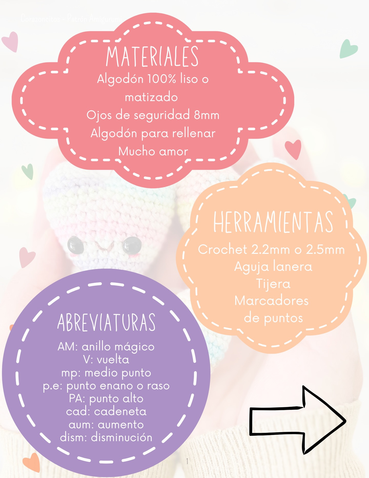 Patrón Amigurumi Corazoncitos: Tutorial Completo de Móc Len Hình Trái Tim Pastel Ngọt Ngào