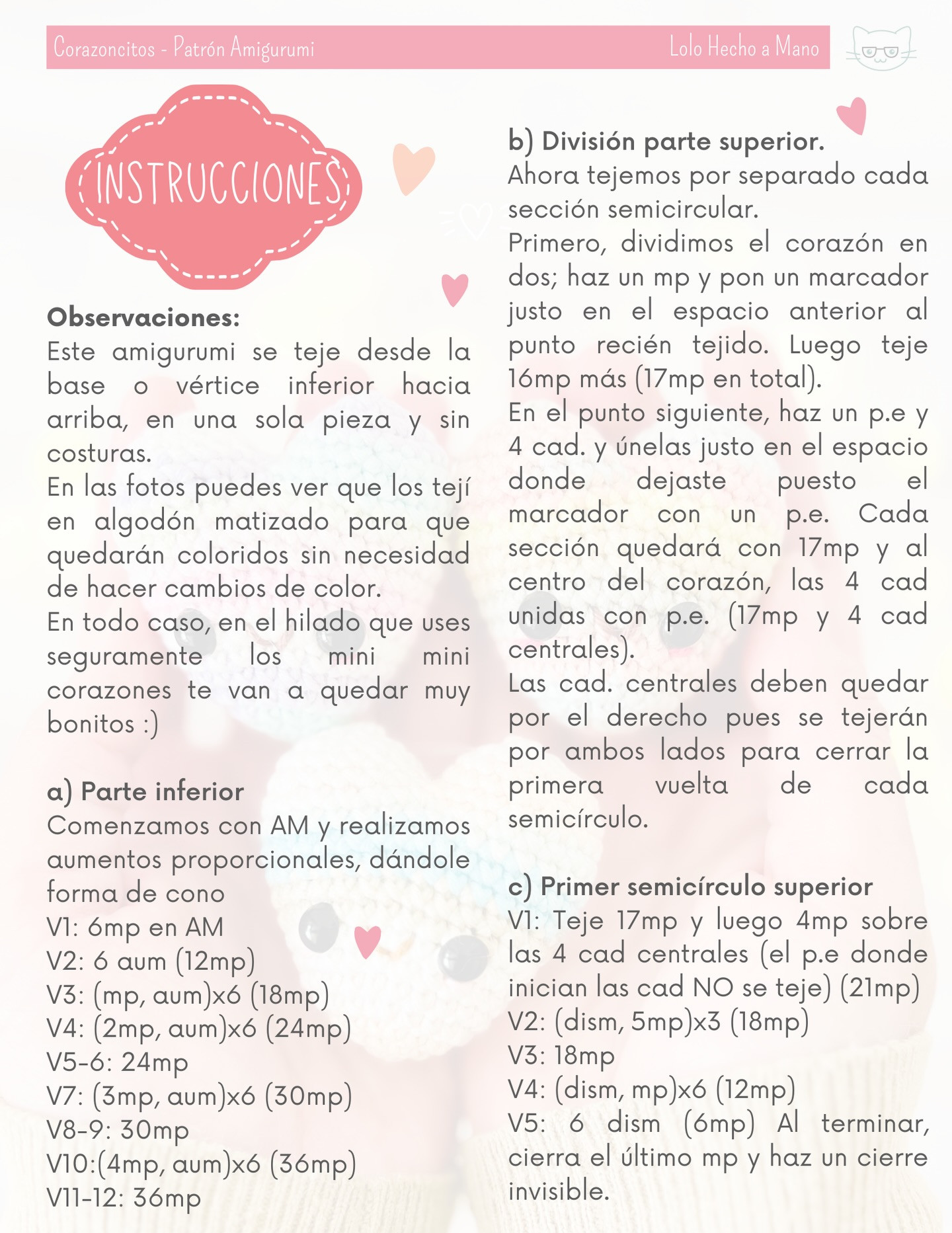 Patrón Amigurumi Corazoncitos: Tutorial Completo de Móc Len Hình Trái Tim Pastel Ngọt Ngào