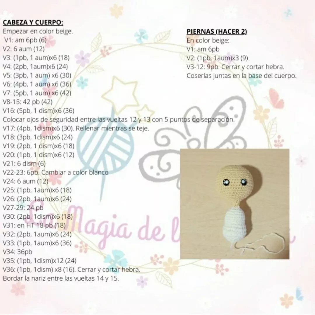 Patrón Amigurumi Kiki y Lala: Little Twin Stars - Búp bê sinh đôi móc len dễ thương với hướng dẫn chi tiết từng bước
