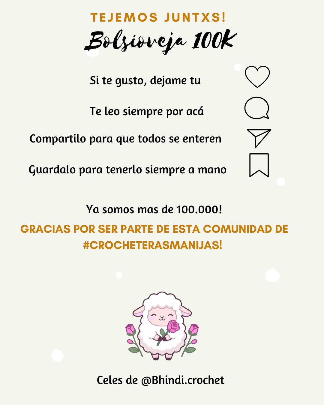 Patrón Crochet Bolsioveja 100K - Guía Gratis para Bolso Oveja con Lana Texturizada