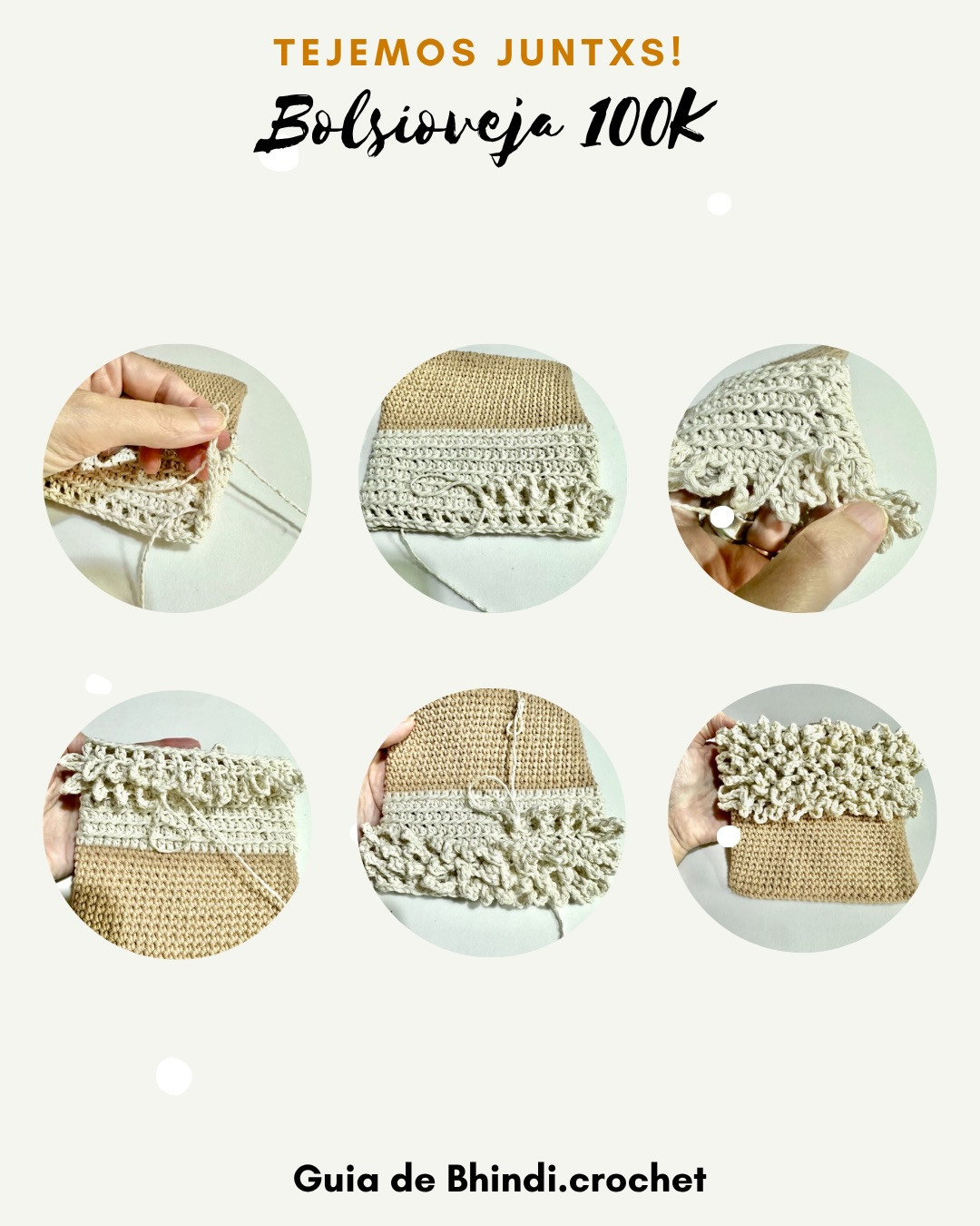 Patrón Crochet Bolsioveja 100K - Guía Gratis para Bolso Oveja con Lana Texturizada