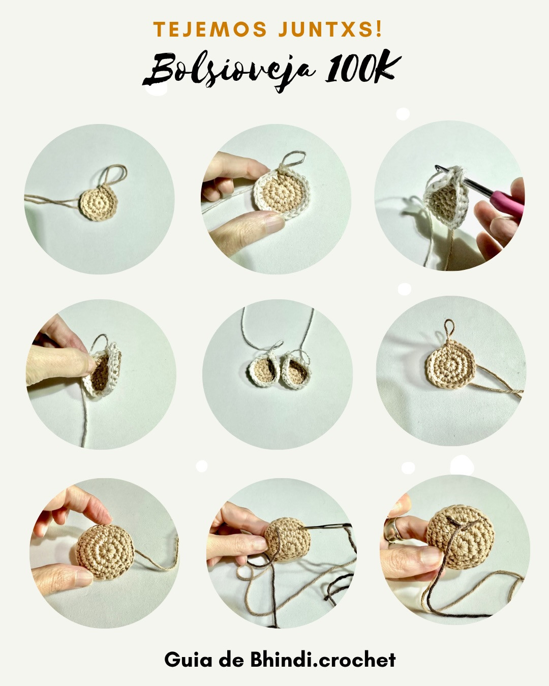 Patrón Crochet Bolsioveja 100K - Guía Gratis para Bolso Oveja con Lana Texturizada