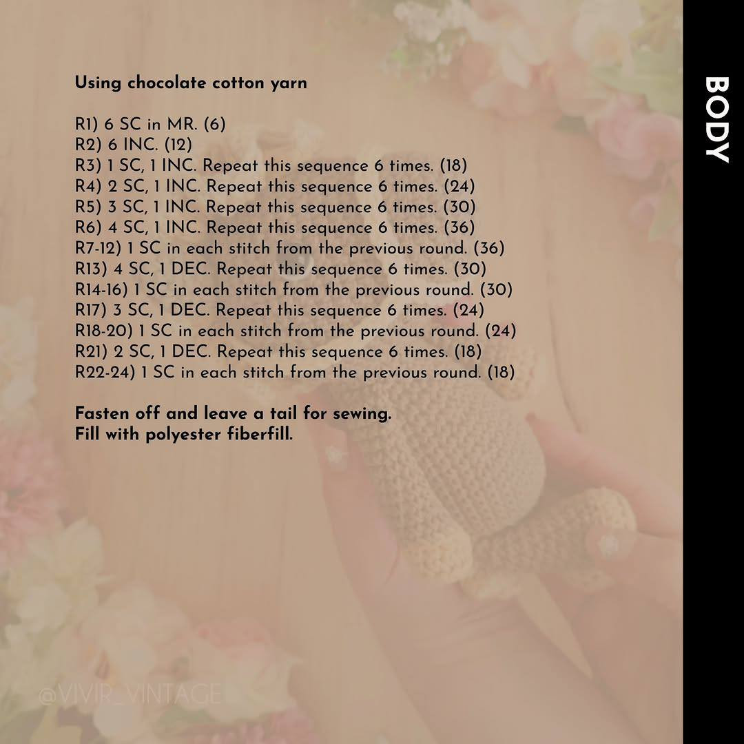 Patrón Gratis Caballito Amigurumi - Instrucciones Paso a Paso para Tejer un Pony Mignon