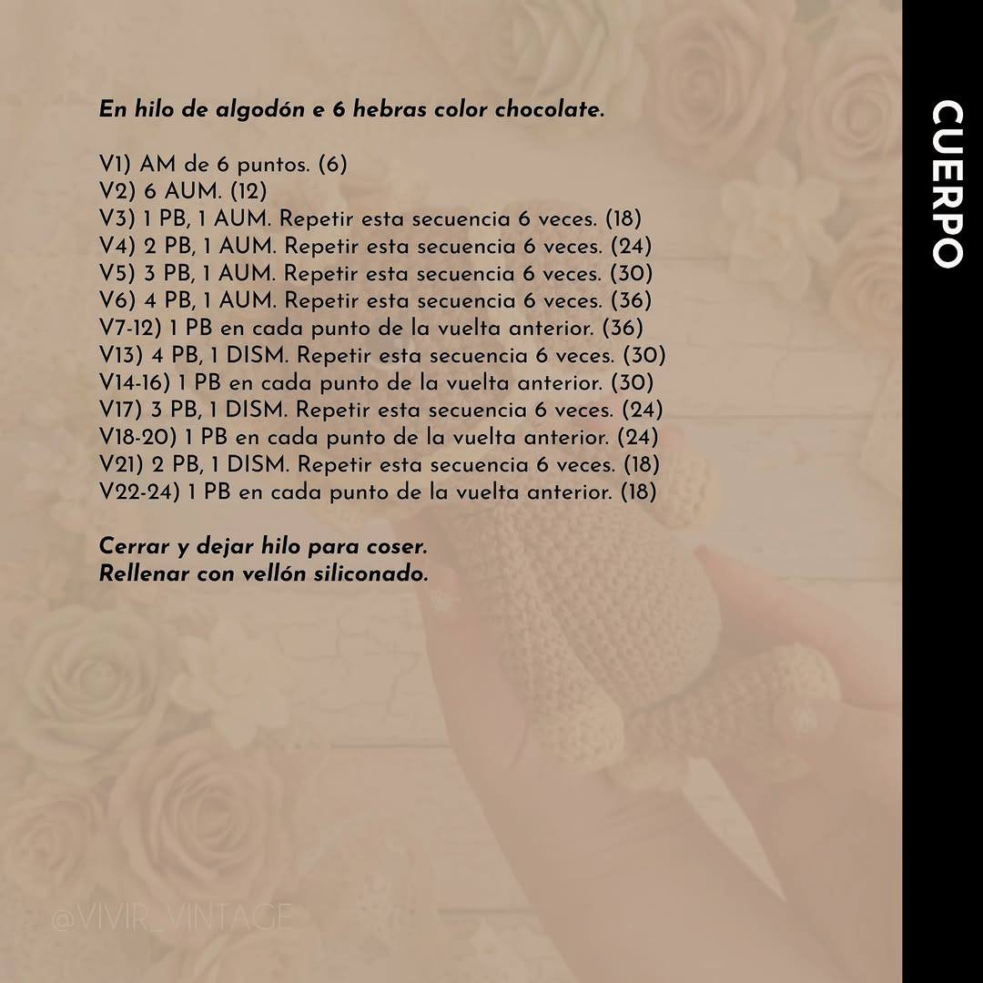 Patrón Gratis Caballito Amigurumi - Instrucciones Paso a Paso para Tejer un Pony Mignon