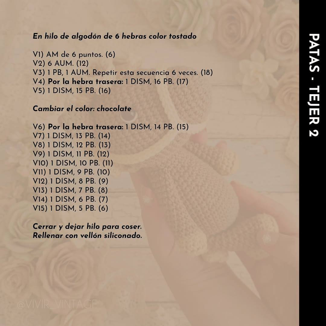 Patrón Gratis Caballito Amigurumi - Instrucciones Paso a Paso para Tejer un Pony Mignon