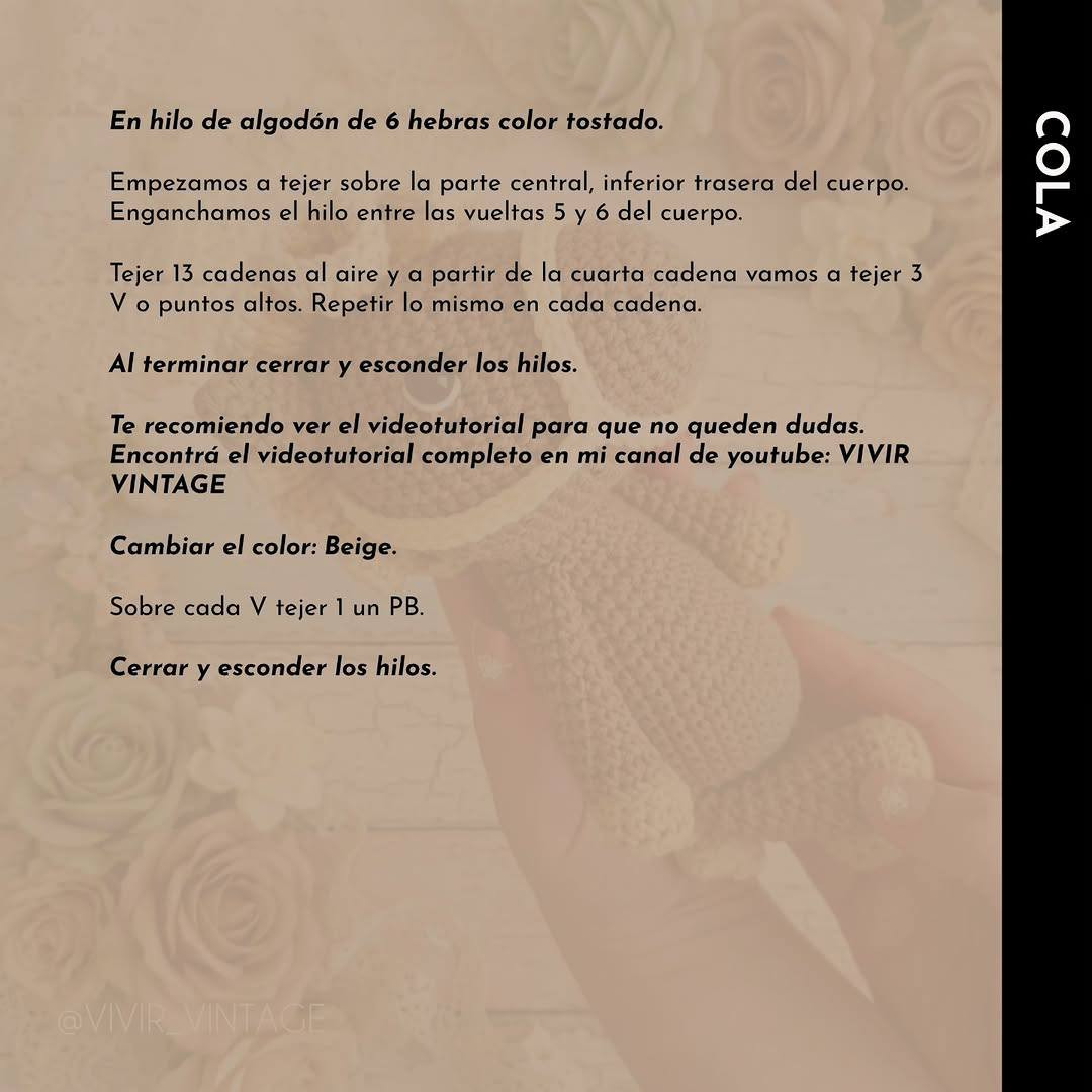 Patrón Gratis Caballito Amigurumi - Instrucciones Paso a Paso para Tejer un Pony Mignon