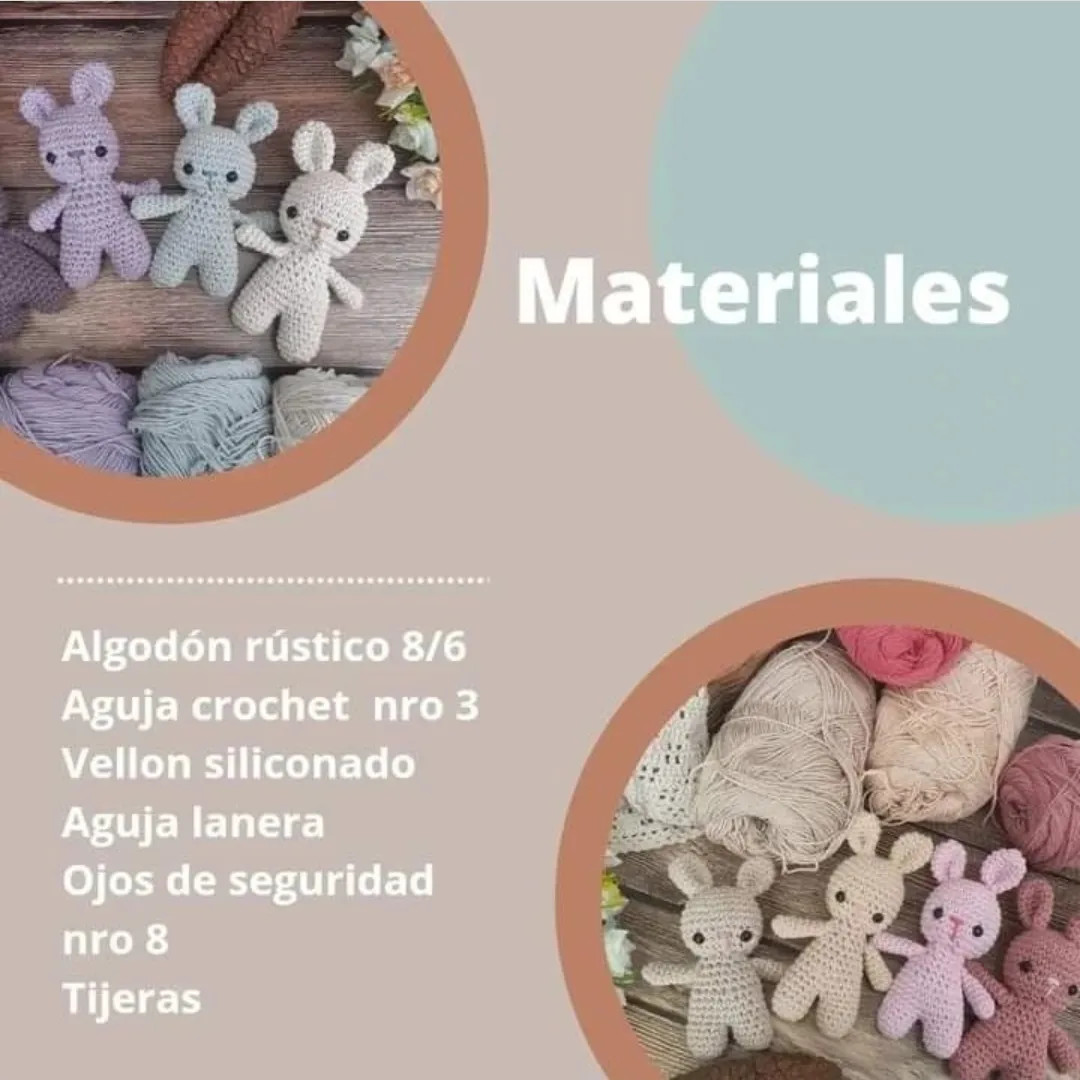 Patrón Gratis: Conejo Amigurumi Múltiples Colores - Guía Paso a Paso