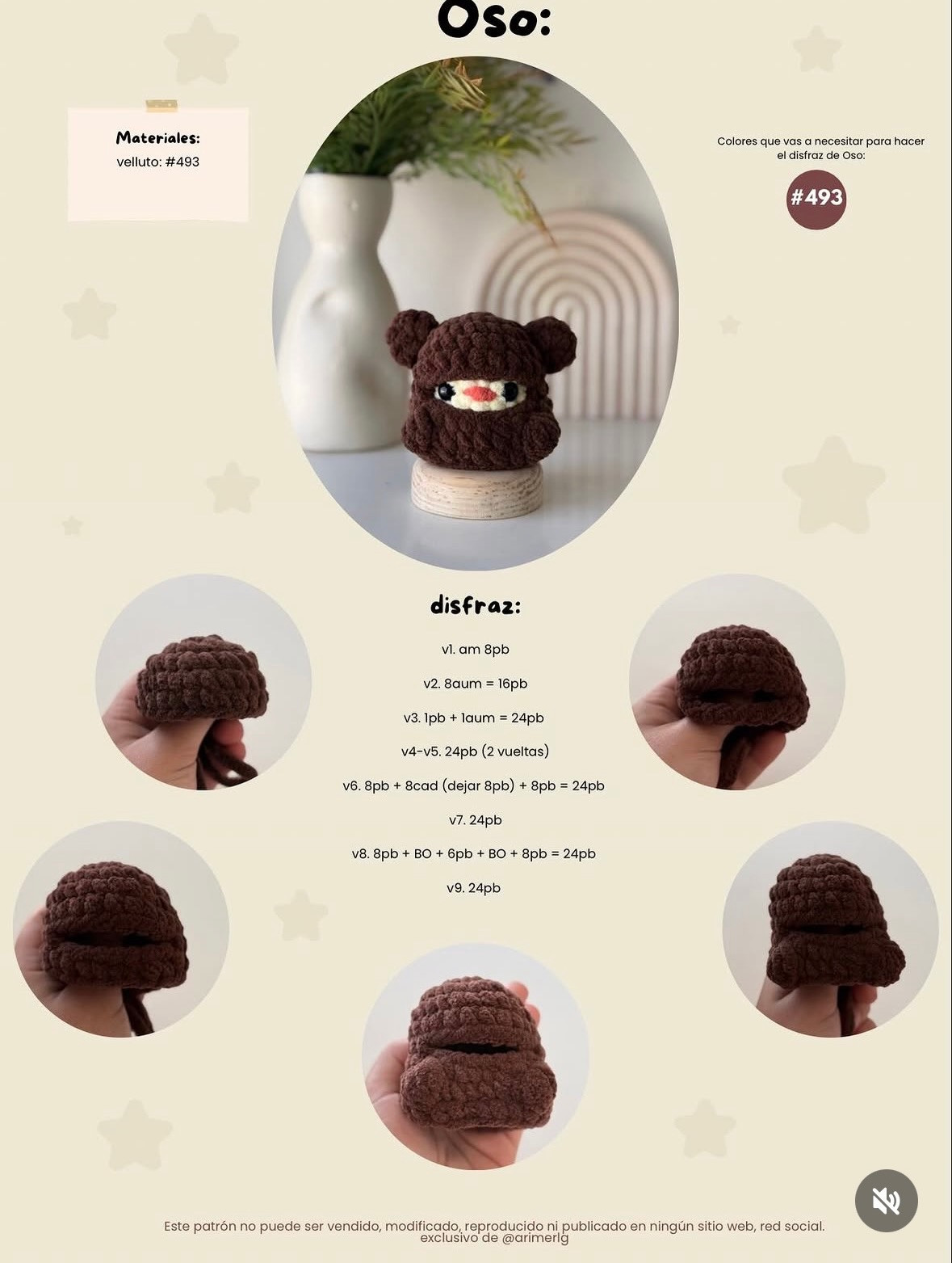 Patrón Gratis: Disfraz Abeja y Oso para Mini Pollito - Crochet Amigurumi