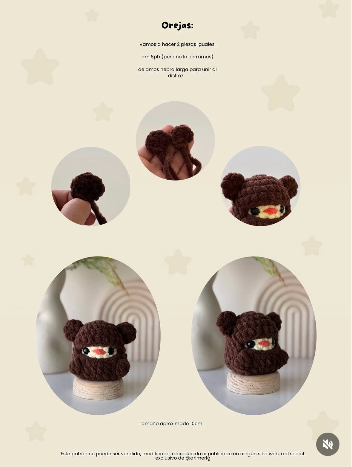 Patrón Gratis: Disfraz Abeja y Oso para Mini Pollito - Crochet Amigurumi