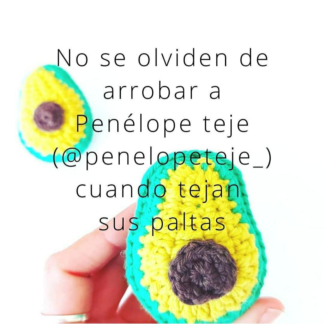 Patrón Gratuito Amigurumi Palta: Guía Paso a Paso para Tejer Aguacate Mimoso con Hilo de Algodón