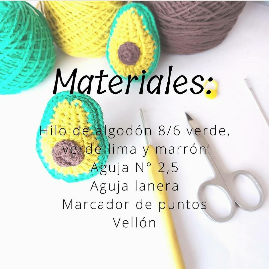 Patrón Gratuito Amigurumi Palta: Guía Paso a Paso para Tejer Aguacate Mimoso con Hilo de Algodón