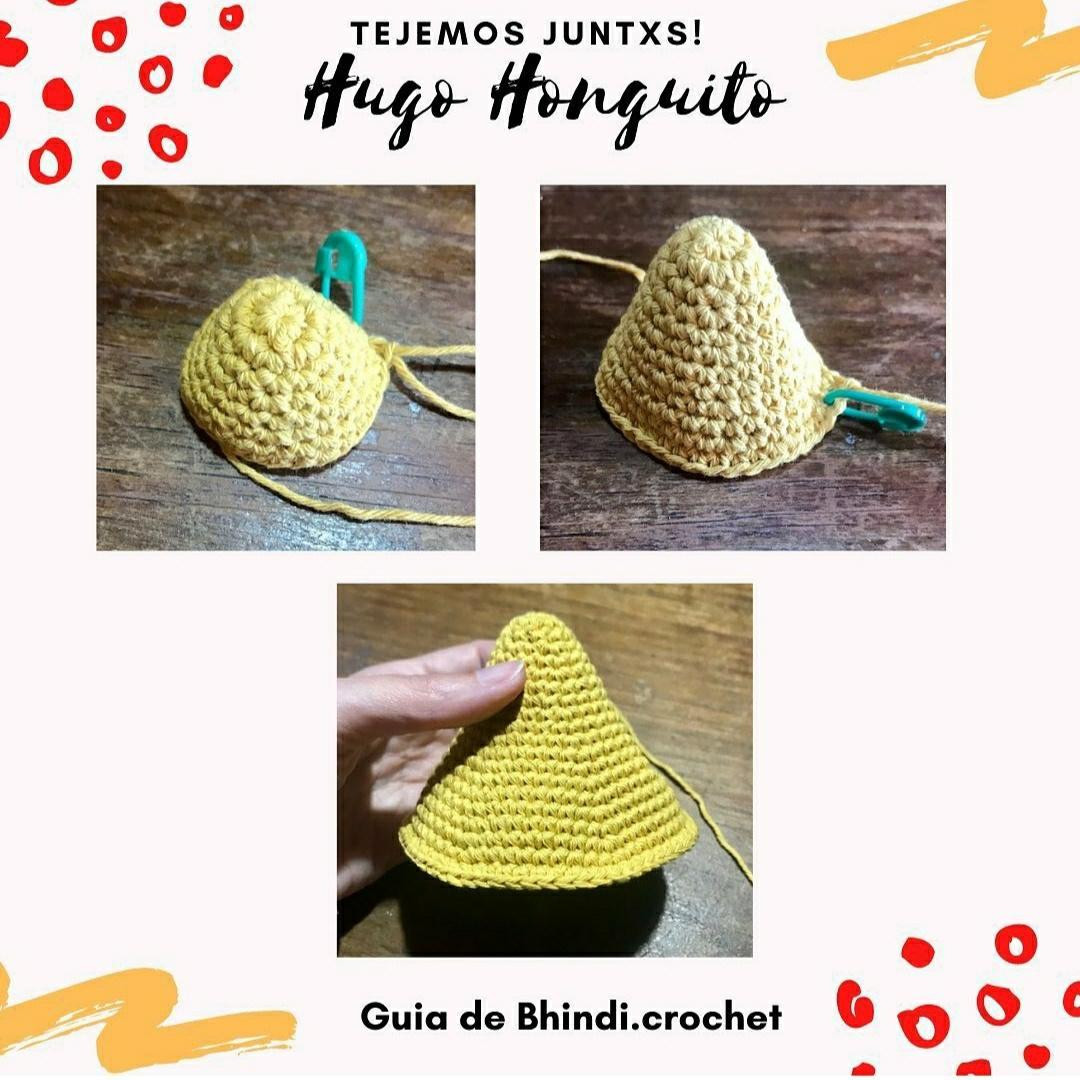Patrón Gratuito de Amigurumi: Hugo Honguito (Hongo) - Guía paso a paso con materiales y abreviaturas