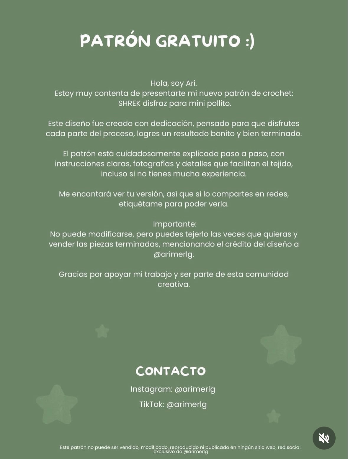 Patrón Gratuito de Crochet: Disfraces Shrek para Mini Pollitos