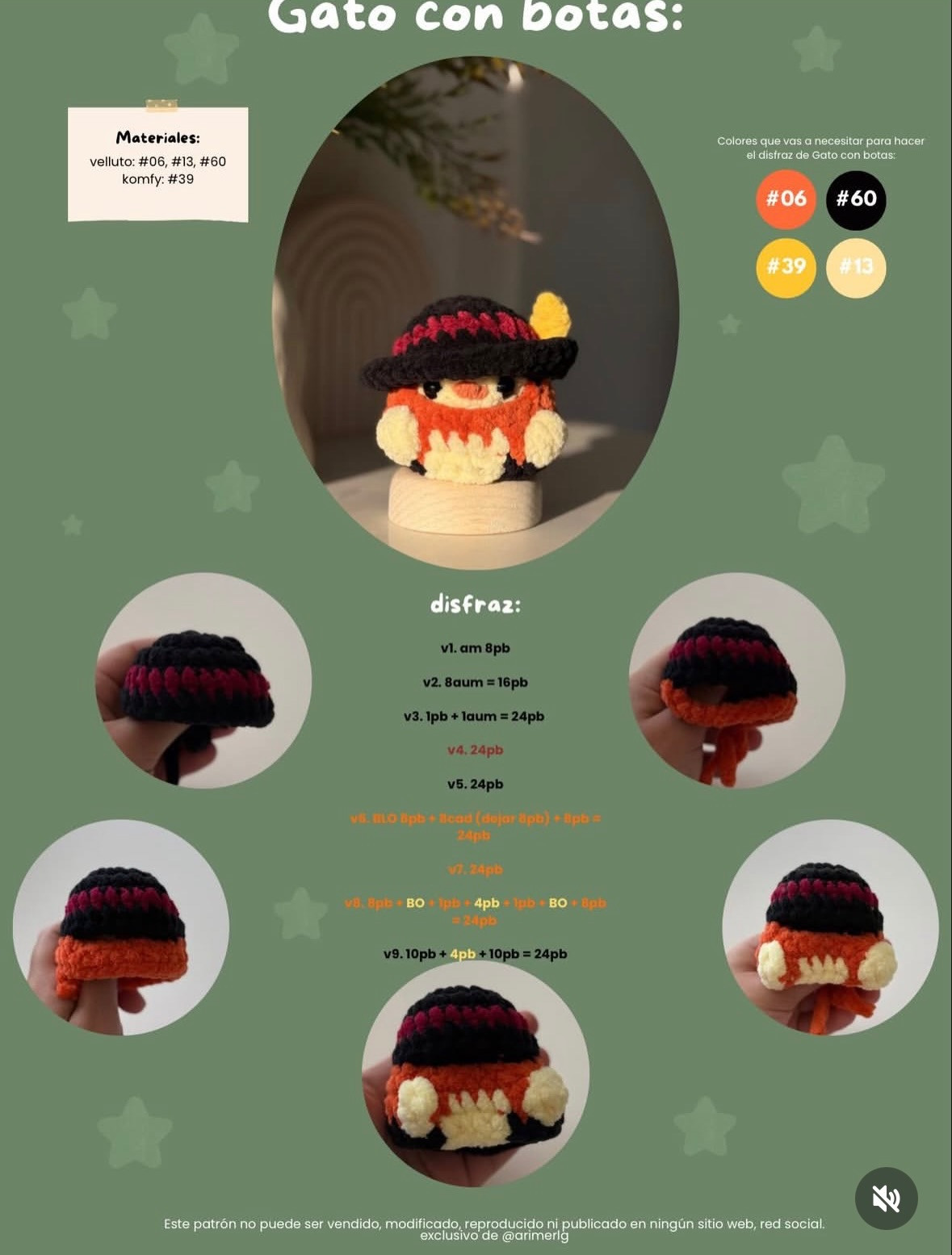 Patrón Gratuito de Crochet: Disfraces Shrek para Mini Pollitos