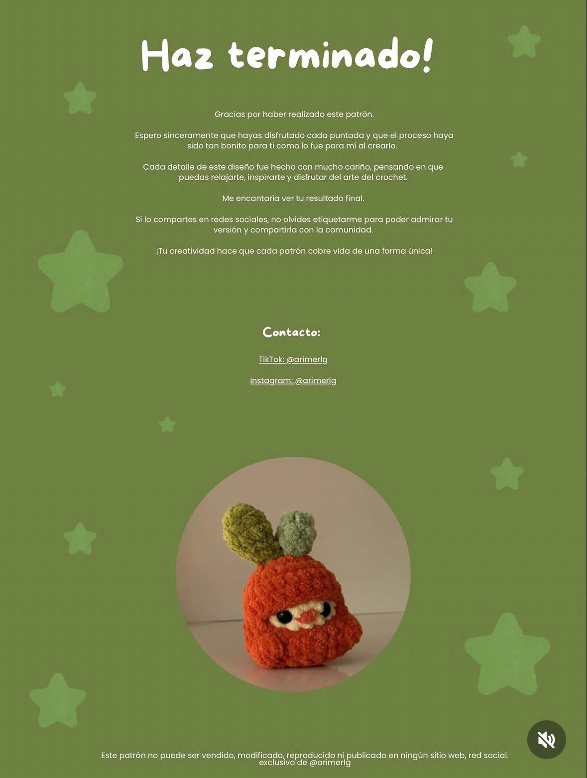 Patrón Gratuito de Crochet: Disfraz de Zanahoria para Mini Pollito Amigurumi