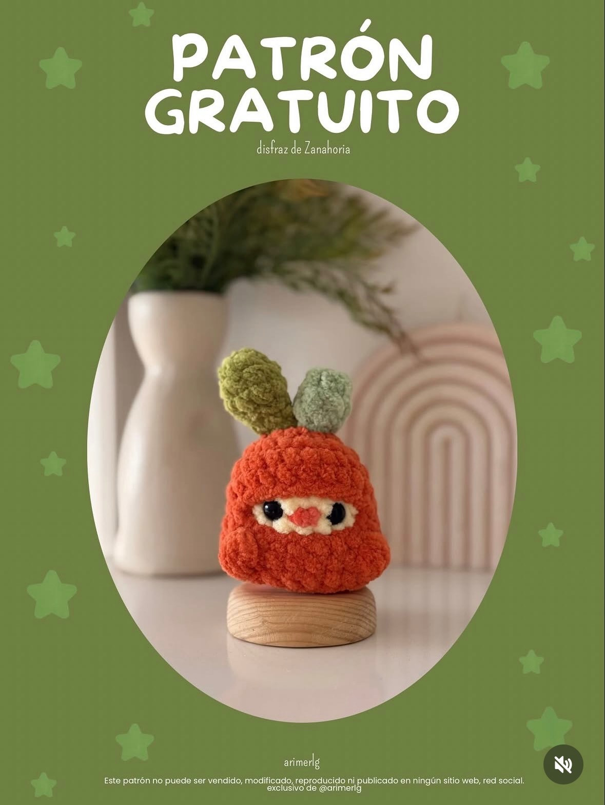 Patrón Gratuito de Crochet: Disfraz de Zanahoria para Mini Pollito Amigurumi