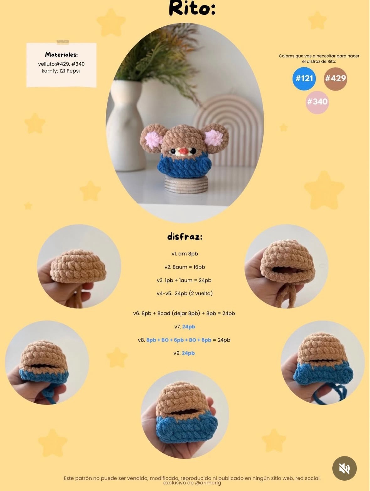 Patrón Gratuito: Disfraces Amigurumi de Winnie Pooh y Personajes para Mini Pollitos