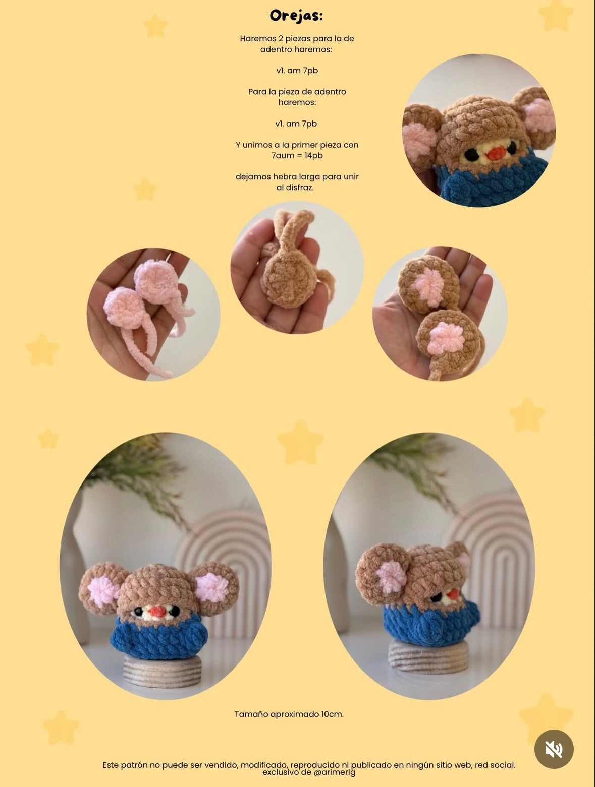 Patrón Gratuito: Disfraces Amigurumi de Winnie Pooh y Personajes para Mini Pollitos