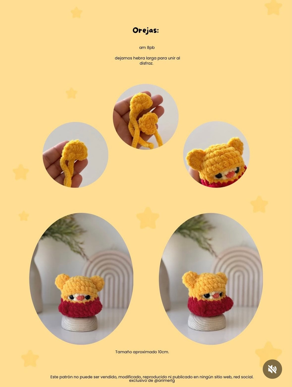 Patrón Gratuito: Disfraces Amigurumi de Winnie Pooh y Personajes para Mini Pollitos