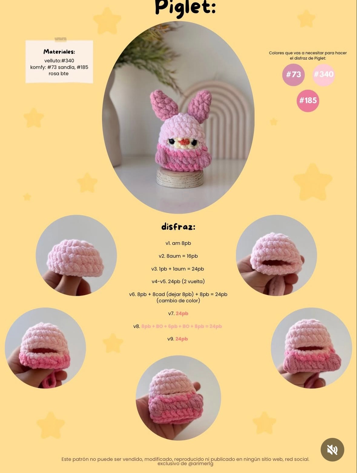 Patrón Gratuito: Disfraces Amigurumi de Winnie Pooh y Personajes para Mini Pollitos