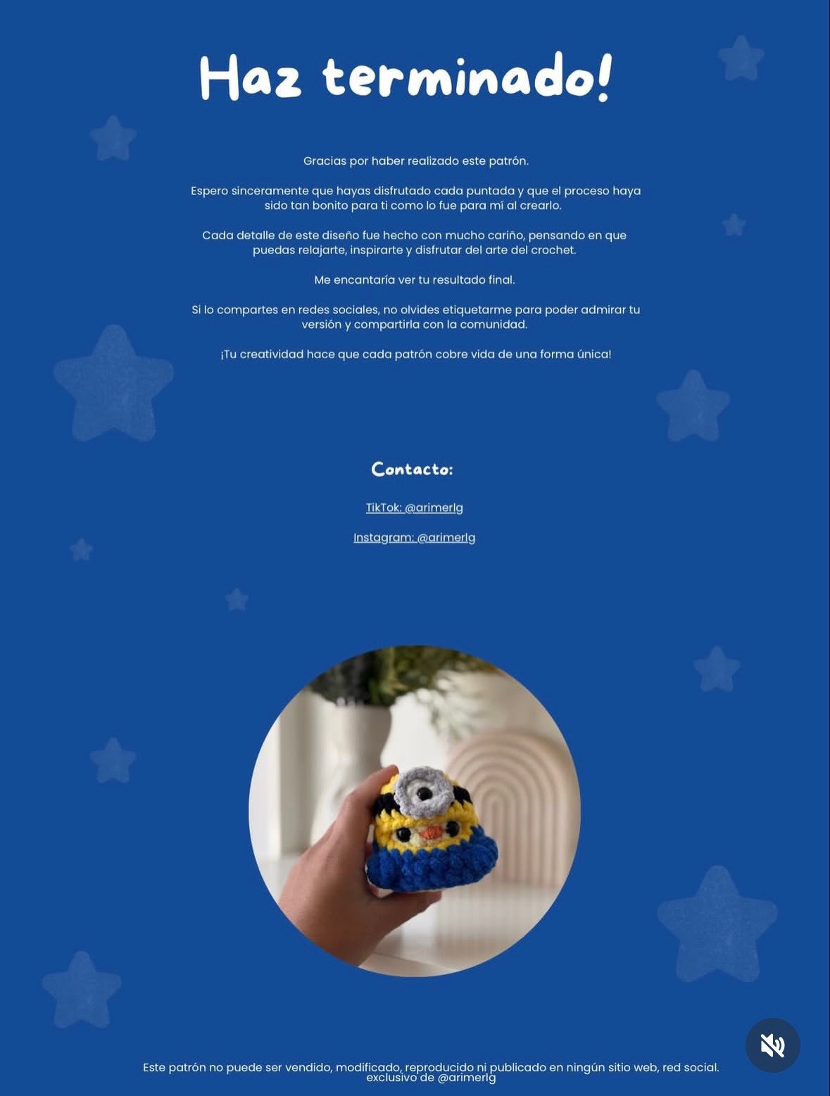 Patrón Gratuito: Disfraz de Minion para Mini Pollito