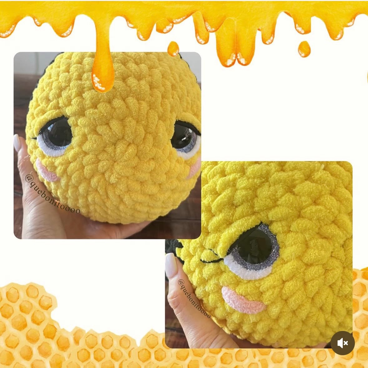 Patrón Gratuito Mini Abeja Beebi Amigurumi - Ganchillo