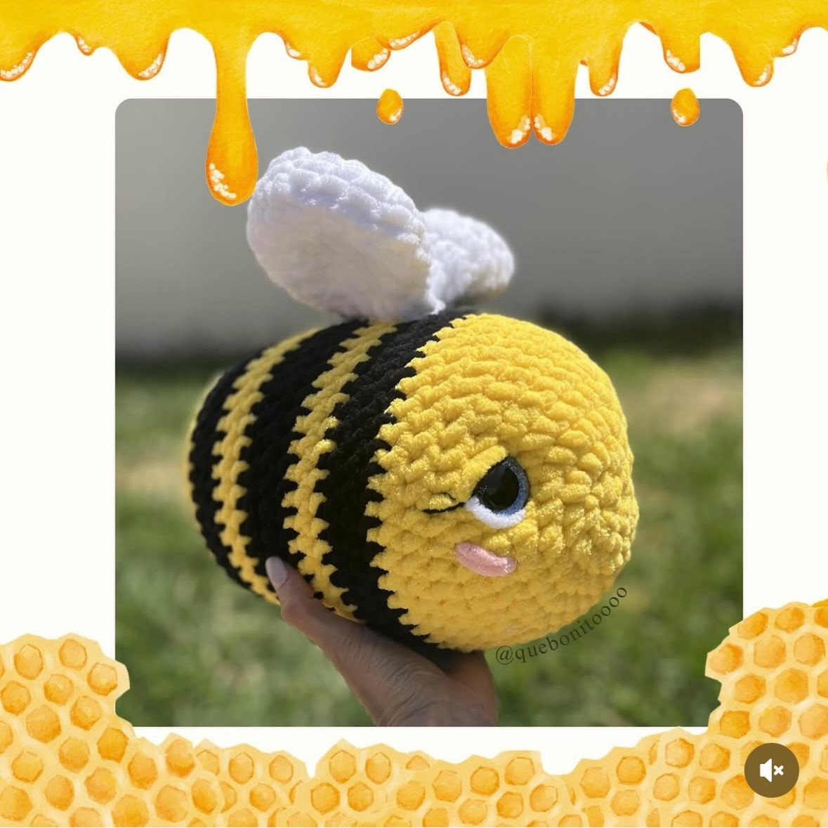 Patrón Gratuito Mini Abeja Beebi Amigurumi - Ganchillo