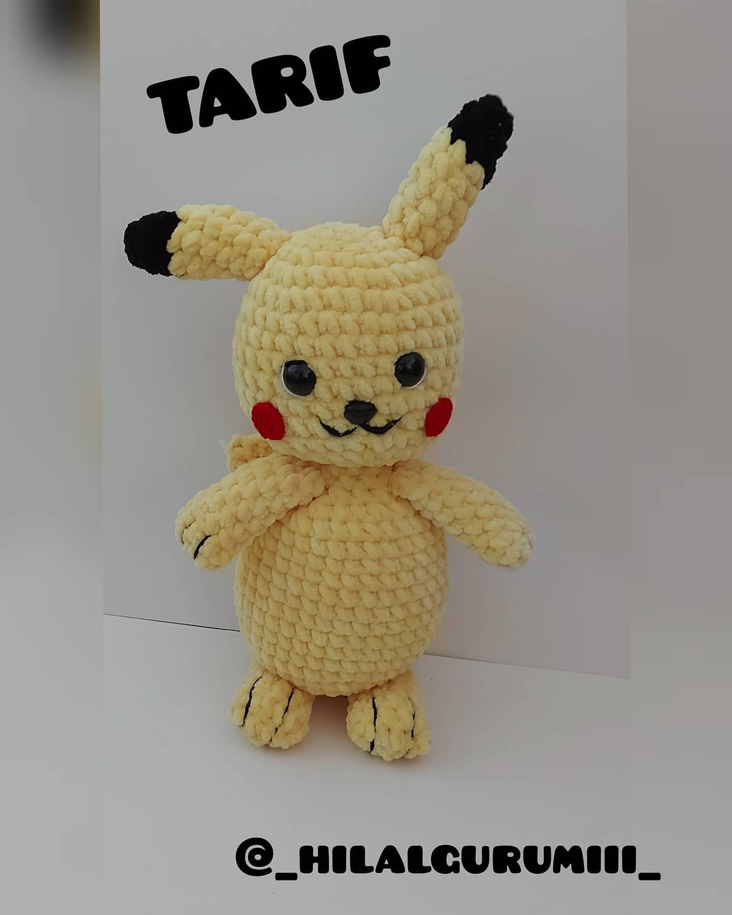 Pikachu Tarifi: Adım Adım Amigurumi Mucizeyi Örgü ile Canlandırın
