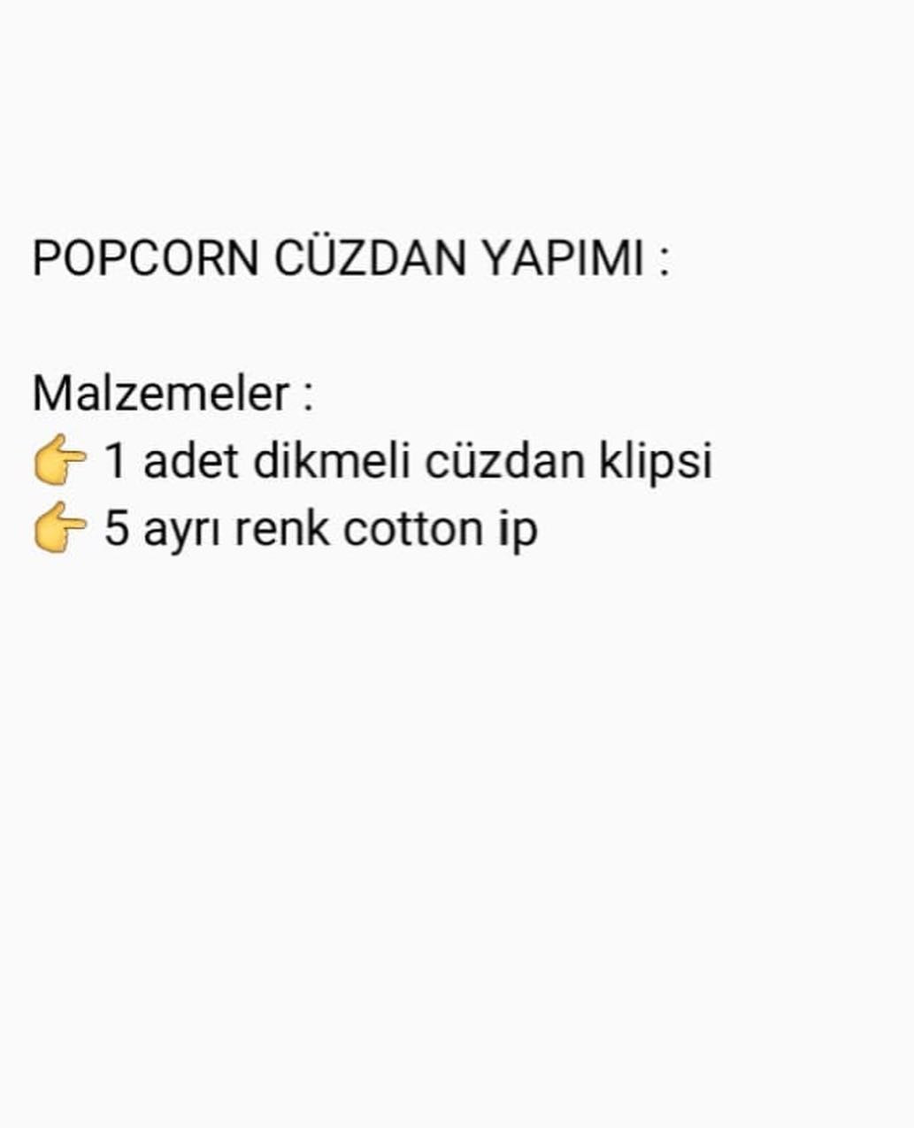 Popcorn Cüzdan Tarifi: Móc len ví hình hoa nhiều màu sắc với kim kẹp