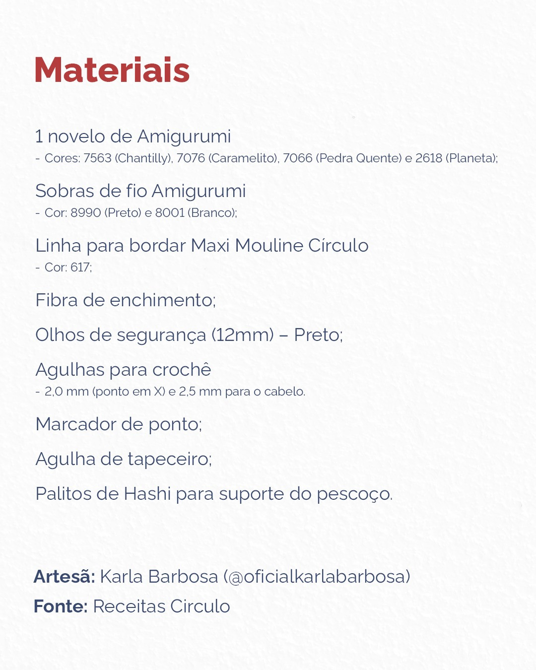 Receita de Amigurumi Boneca Lara: Guia Completo de Materiais e Execução Passo a Passo