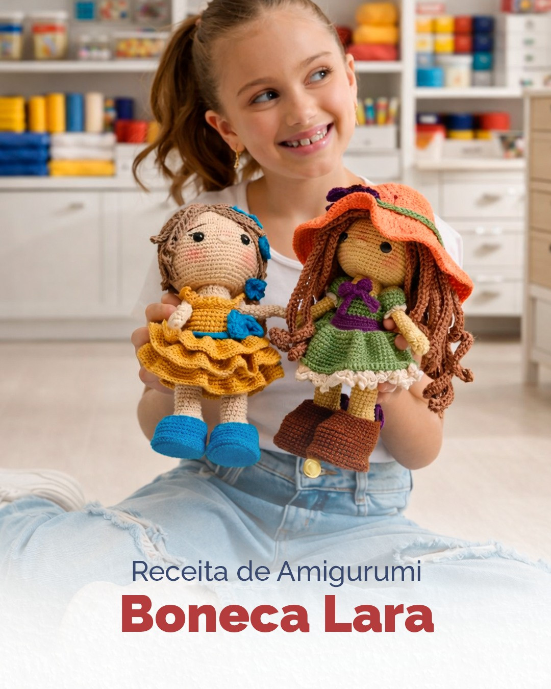 Receita de Amigurumi Boneca Lara: Guia Completo de Materiais e Execução Passo a Passo