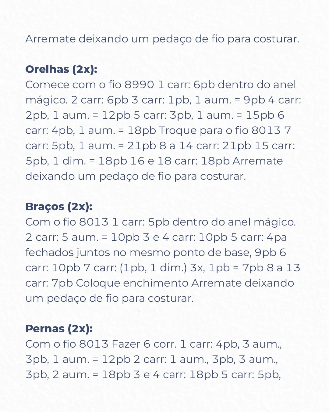 Receita de Amigurumi Coelhos Fred e Ana: Tutorial Completo para Móc Len