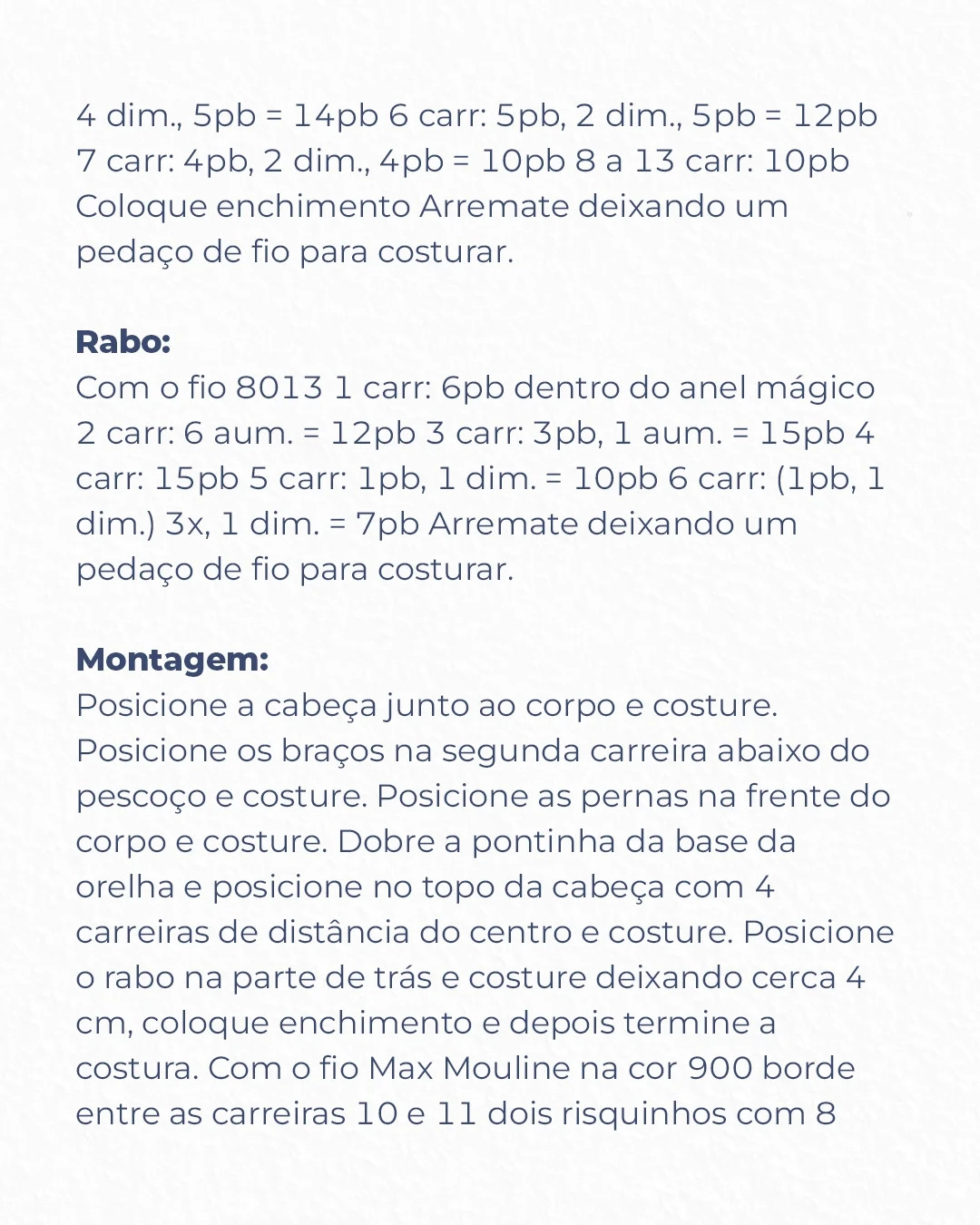Receita de Amigurumi Coelhos Fred e Ana: Tutorial Completo para Móc Len