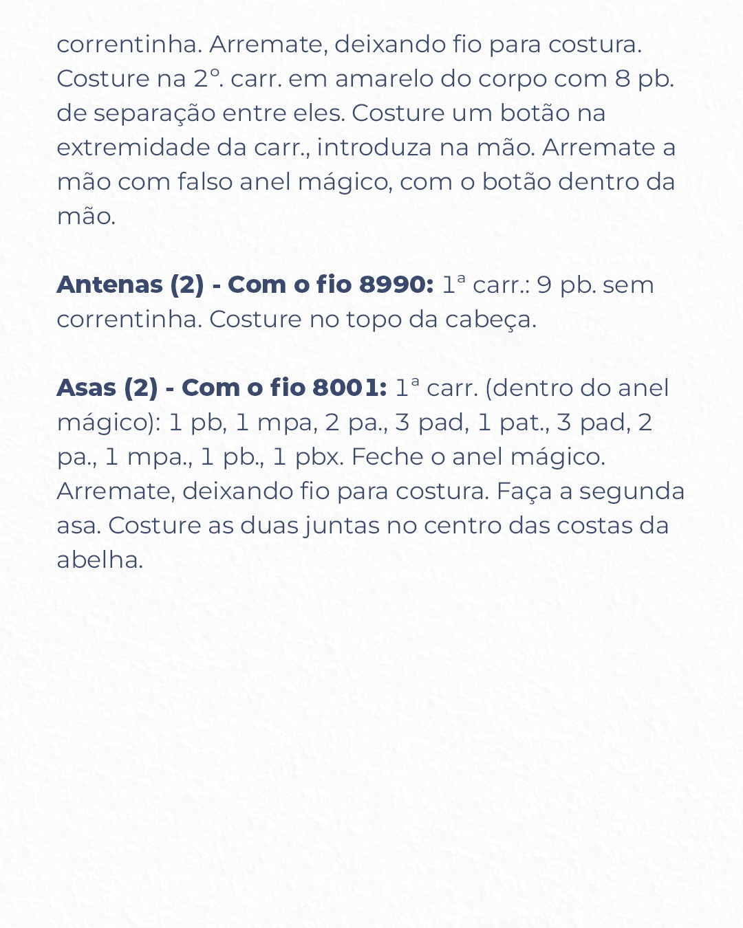 Receita de Amigurumi Doo Abelha - Tutorial Passo a Passo Completo com Materiais e Execução