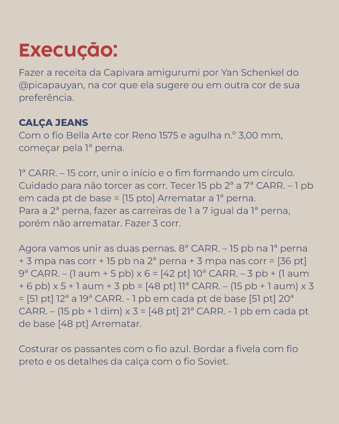 Receita de Casal de capivaras de festa junina
