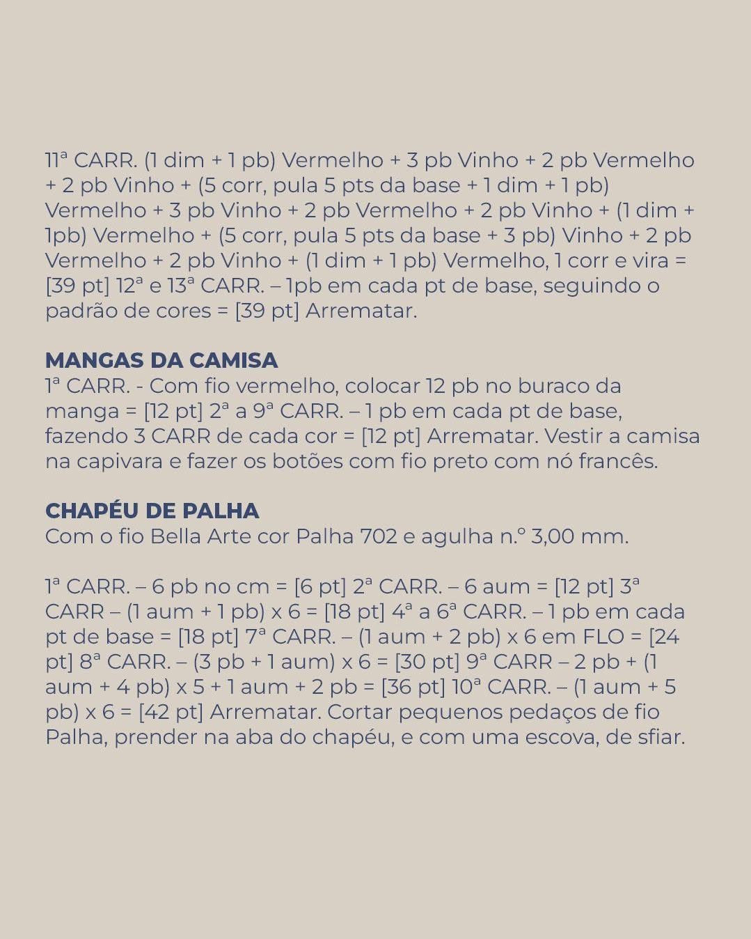 Receita de Casal de capivaras de festa junina