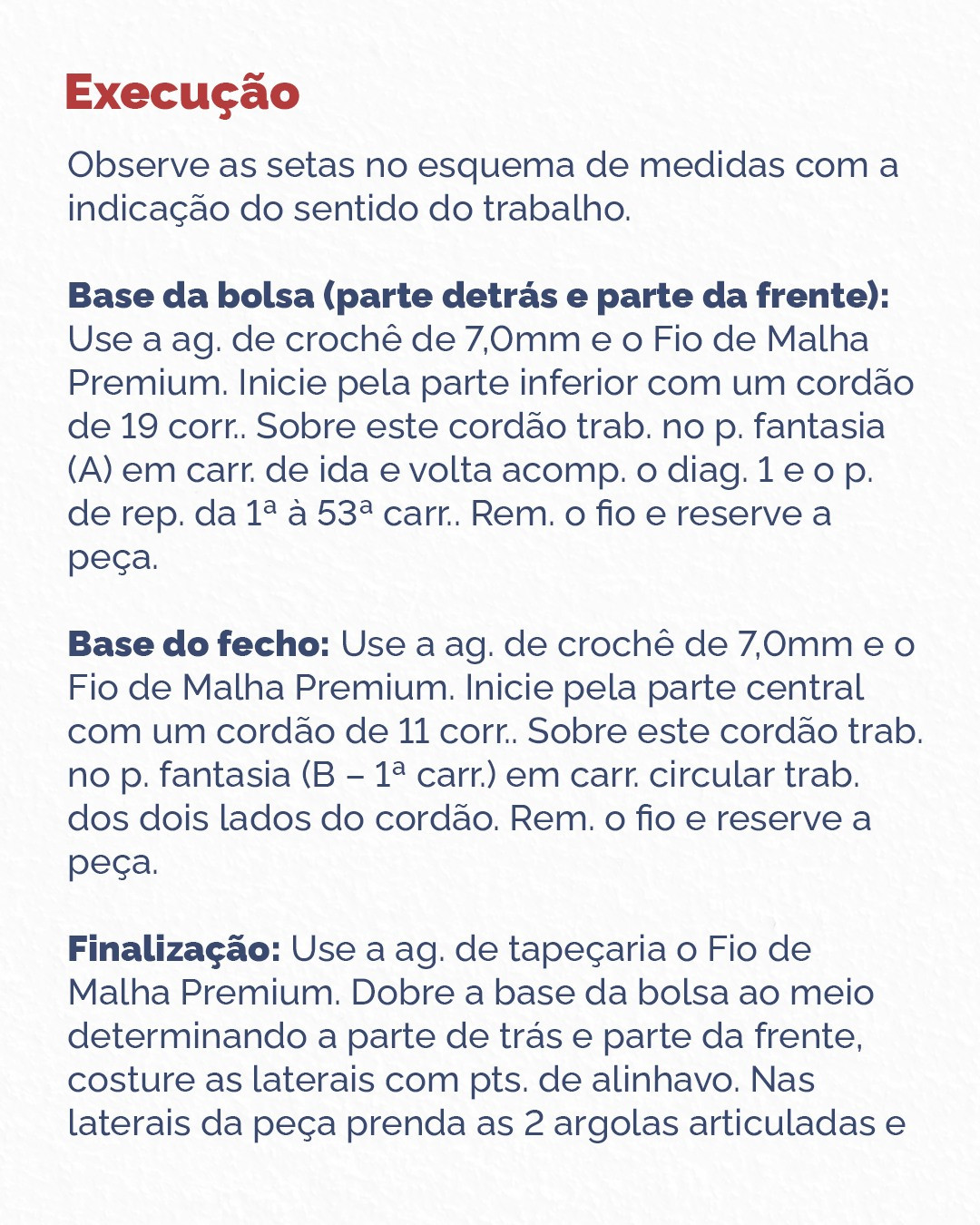 Receita de Crochê Bolsa Lily: Tutorial passo a passo para criar uma bolsa laranja com Fio de Malha Premium, alça acrílica e tassel decorativo