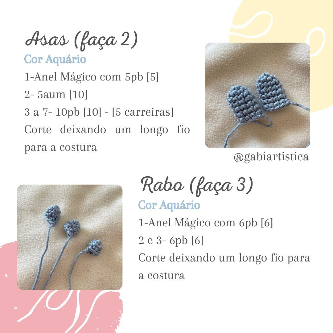 Receita Grátis Aviãozinho: Amigurumi Avião Azul Móc Len