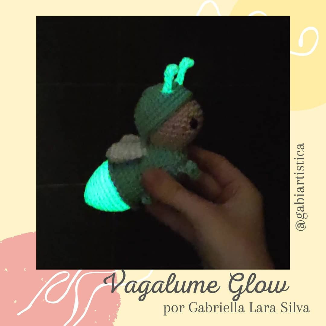 Receita Grátis Vagalume Glow: Amigurumi Firefly com Fio Glow-in-the-Dark