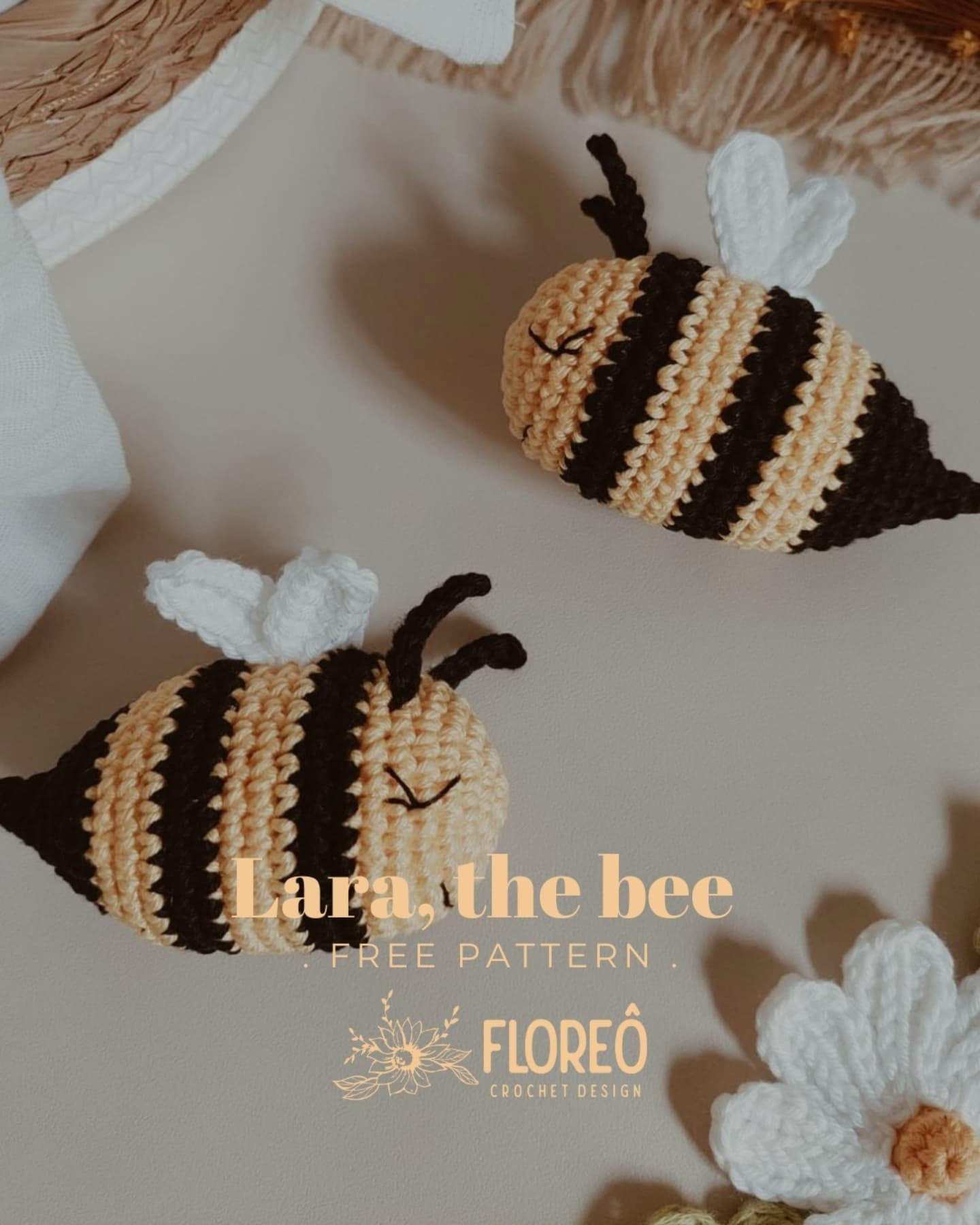 Receita Gratuita Abelhinha Lara: Amigurumi Crochet Pattern