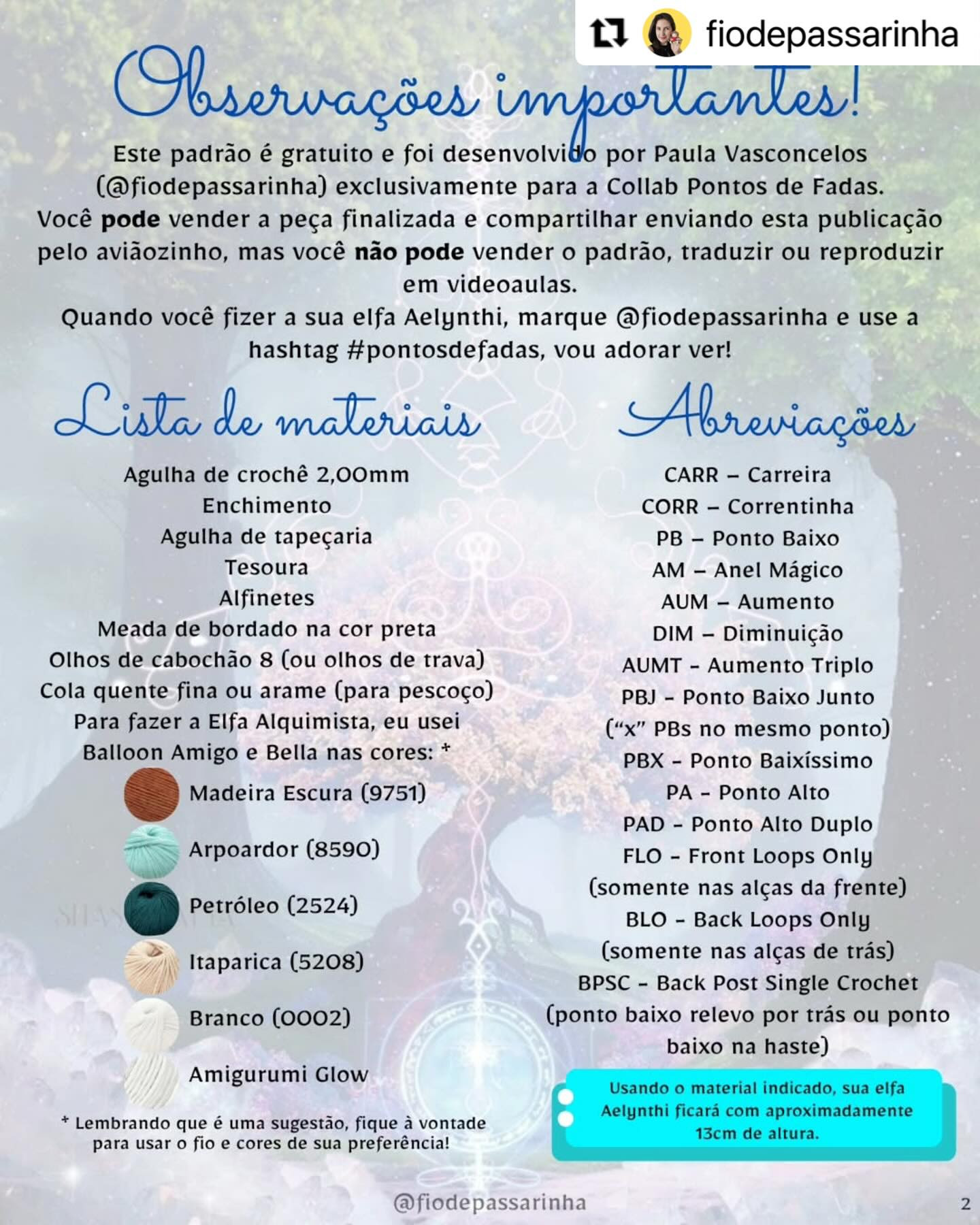 Receita Gratuita: Amigurumi Aelynthi a Elfa - Guia Completo de Mãos, Orelhas e Pernas