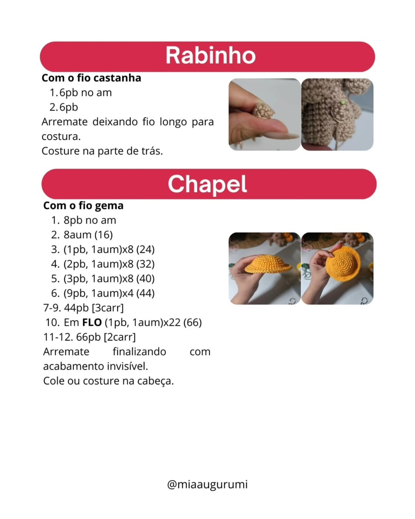 Receita Gratuita Amigurumi Coelhinho Pascal da Páscoa com Carrocinha