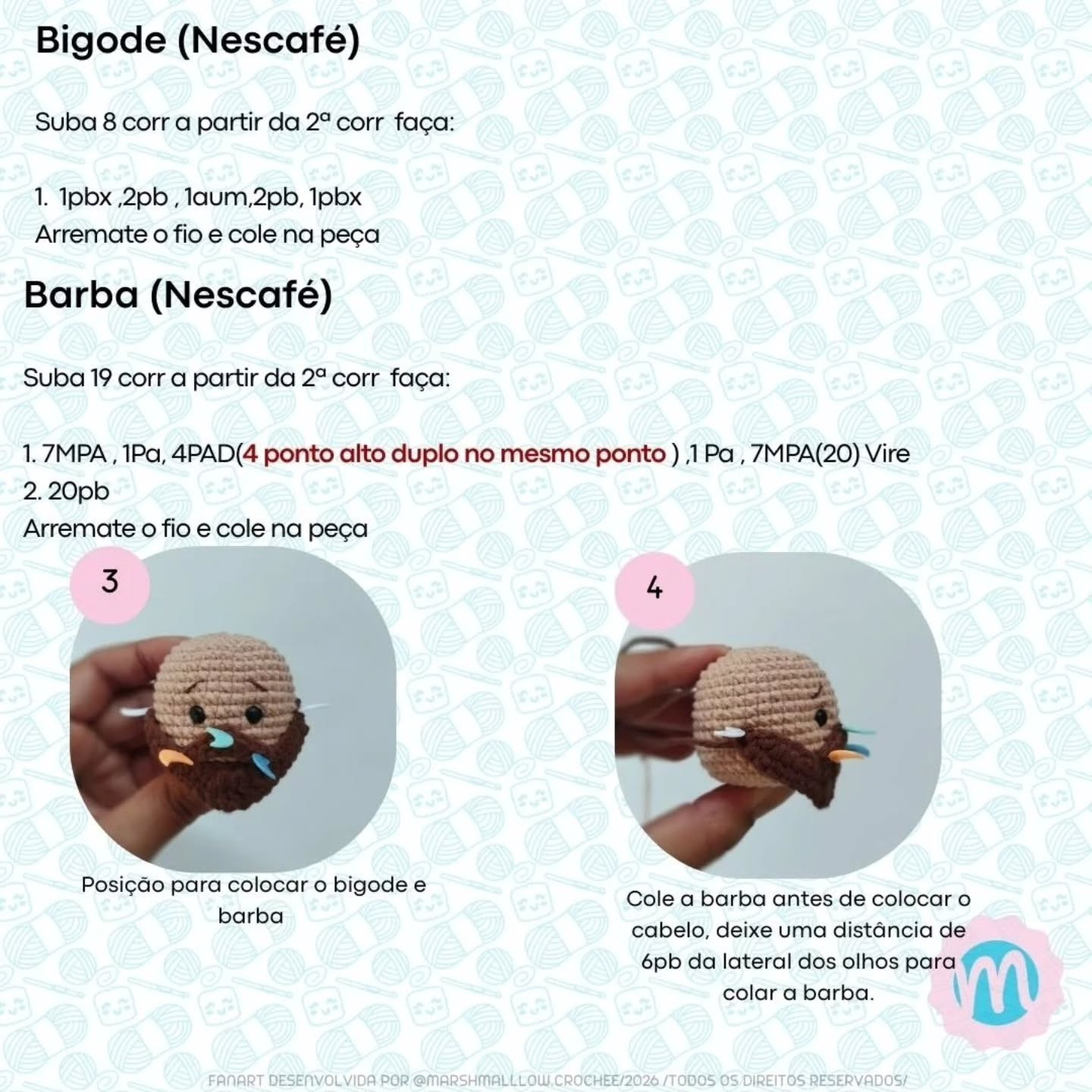 Receita Gratuita Amigurumi Jesus de Páscoa por Marshmallow Crochê