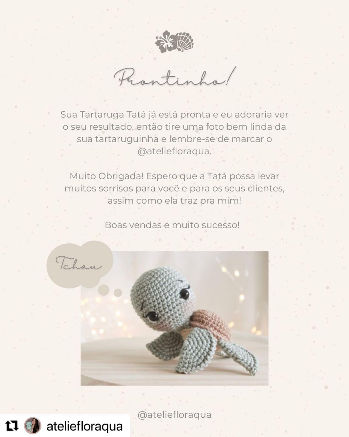 Receita Gratuita Amigurumi Tartaruga Tatá - Guia Passo a Passo Completo
