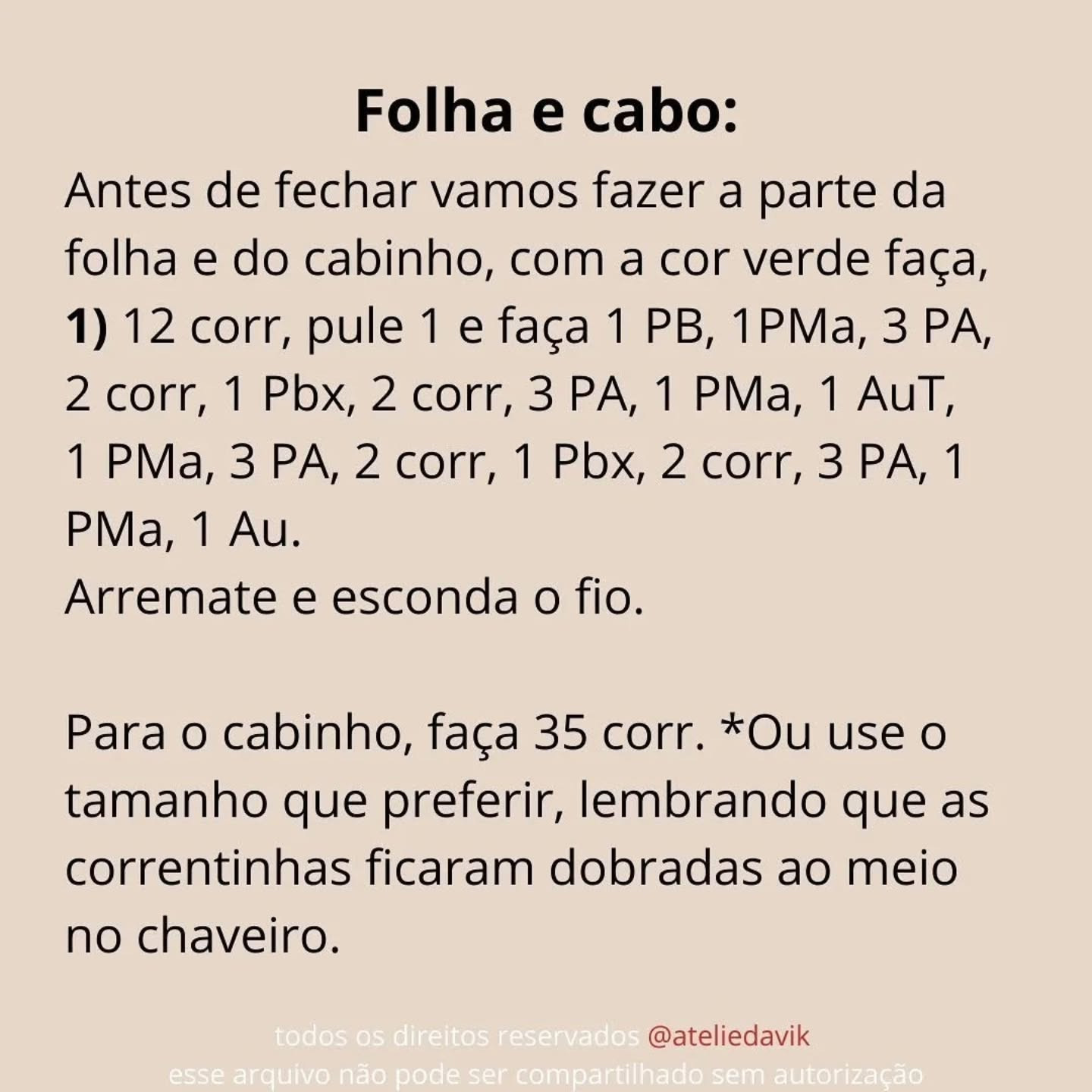 Receita Gratuita Chaveiro Tulipa Móc Len - Especial Dia das Mães