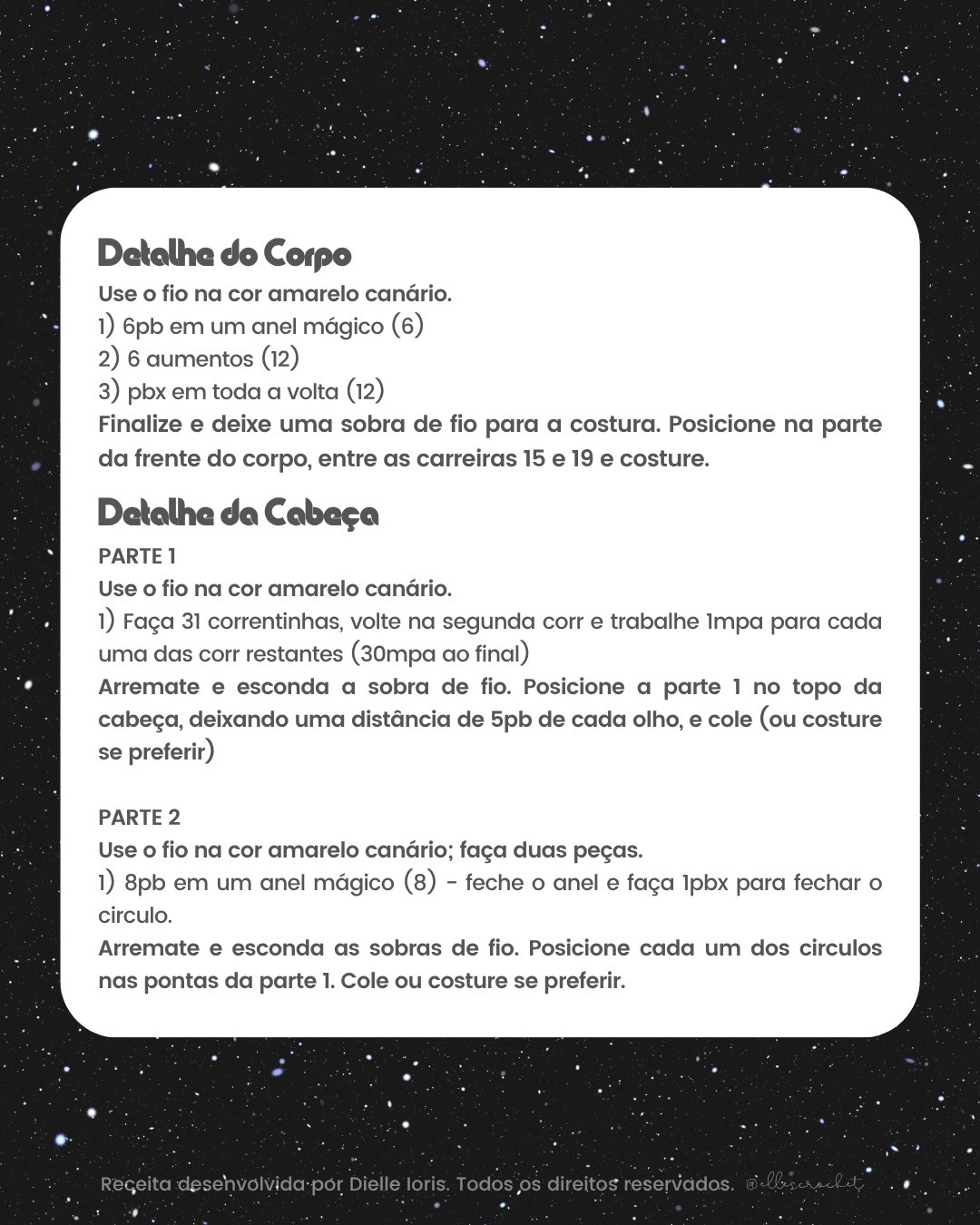 Receita Gratuita de Amigurumi C-3PO Star Wars - Móc Len Nhân Vật Robot Vàng
