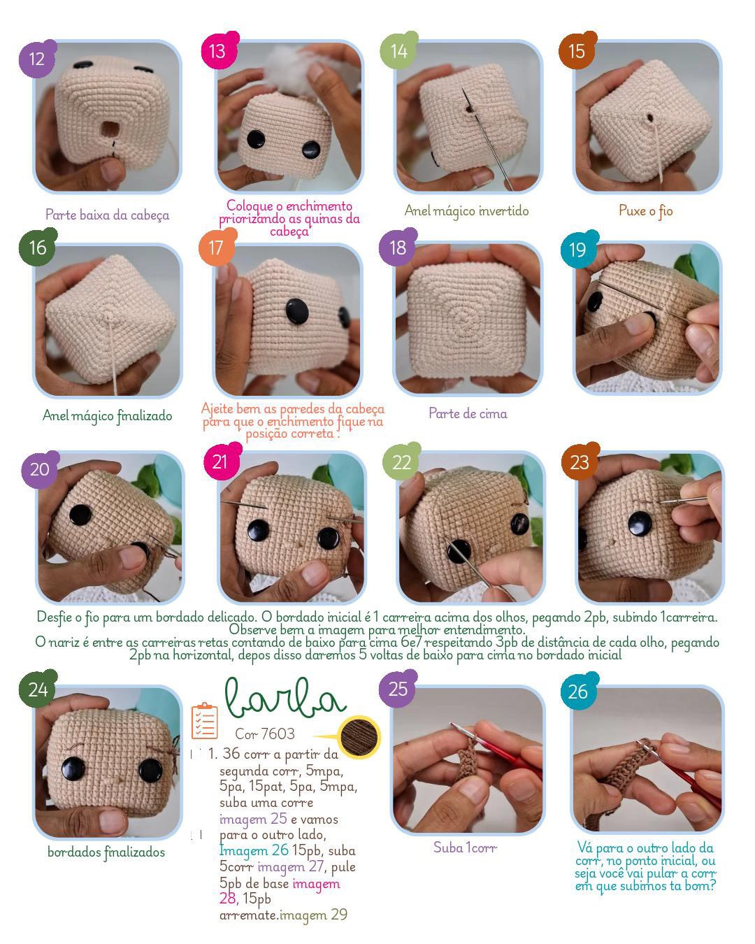 Receita Gratuita de Jesus Amigurumi - Tutorial Completo Passo a Passo